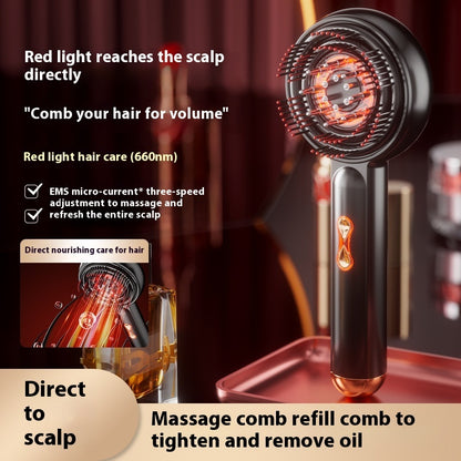 Electric Scalp Massage Comb – Red Light Therapy Hair Growth Brush