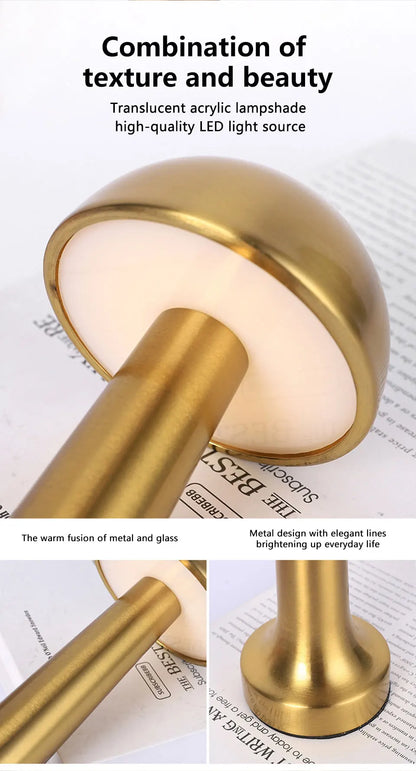 Modern LED Touch Lamp – Rechargeable Ambient Table Light