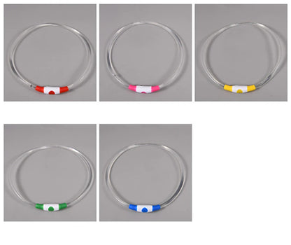 LED Glowing Pet Collar – USB Rechargeable Safety Light