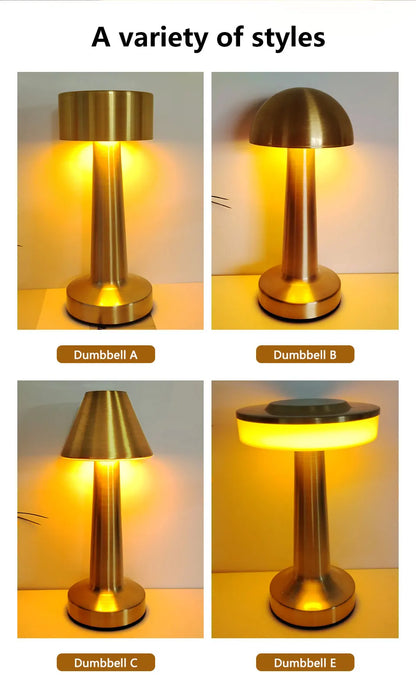 Modern LED Touch Lamp – Rechargeable Ambient Table Light